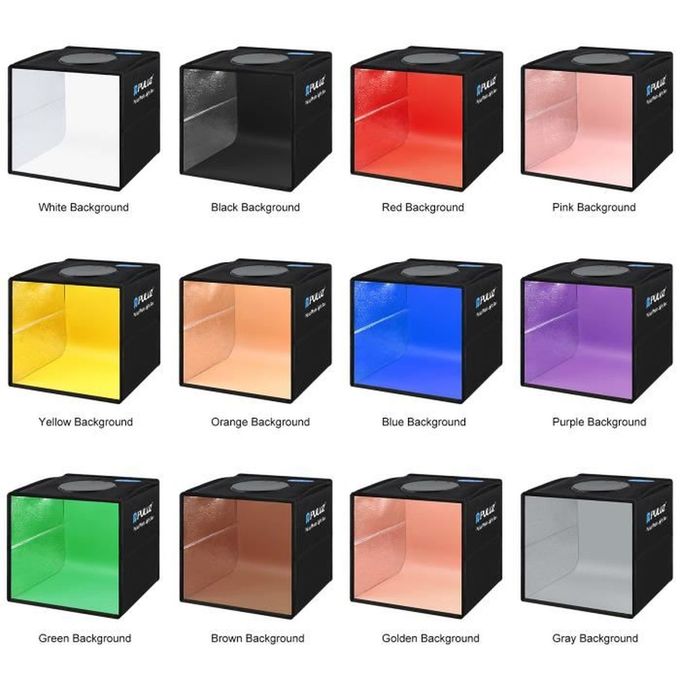 Studio photo portable avec 12 fonds Puluz