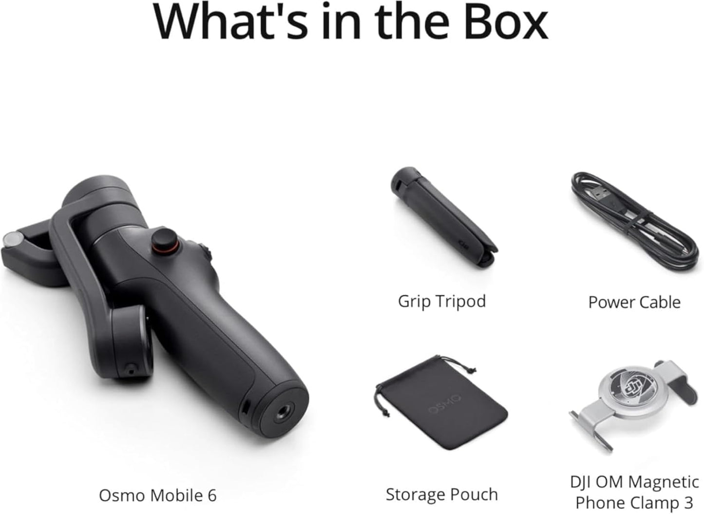 DJI Osmo Mobile 6 – Stabilisateur Smartphone Intelligent 3 Axes