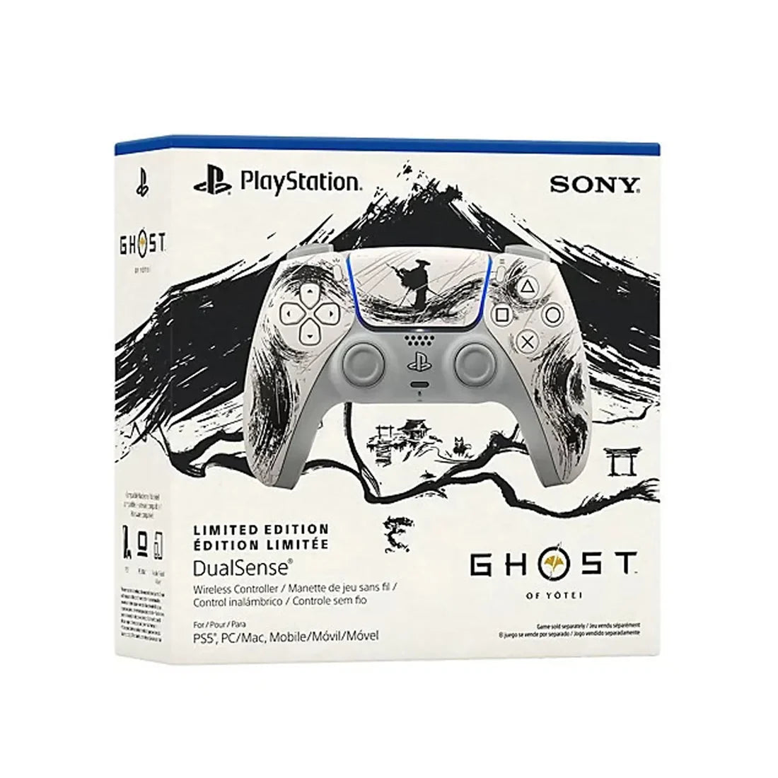 Manette sans fil DualSense - Ghost of Yotei Black Limited Edition