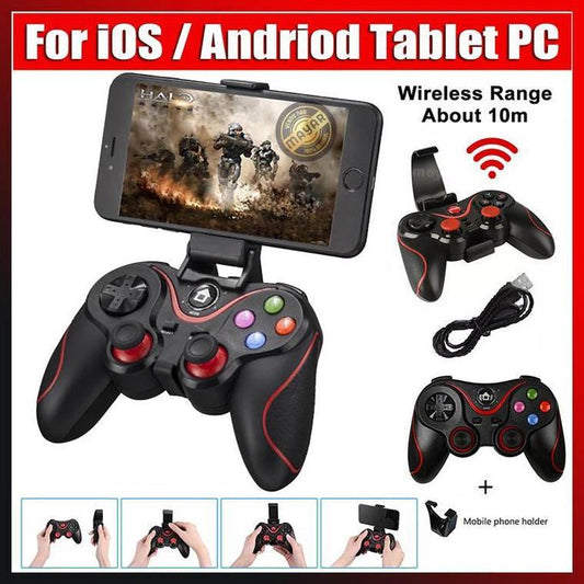Manette sans fil Bluetooth gaming avec support téléphone Maroc