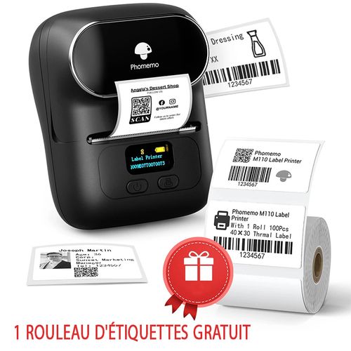Phomemo M110 Imprimante d’étiquettes Bluetooth