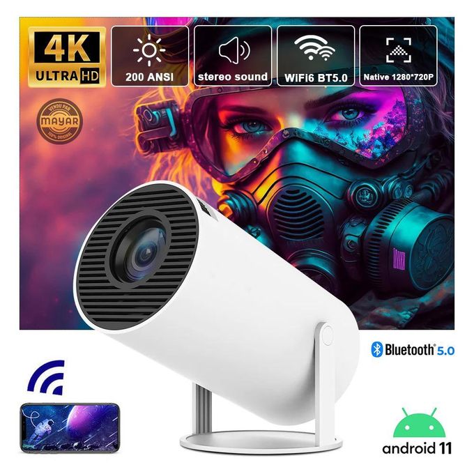 Vidéoprojecteur portable HD 4K Android TV Maroc