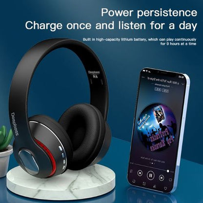 Casque audio stéréo pliable Deep Bass R8