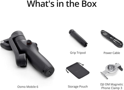 DJI Osmo Mobile 6 – Stabilisateur Smartphone Intelligent 3 Axes