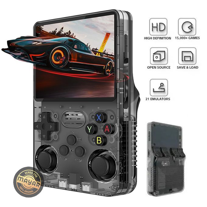 Console de jeu portable R36S rétro écran IPS 3.5 pouces