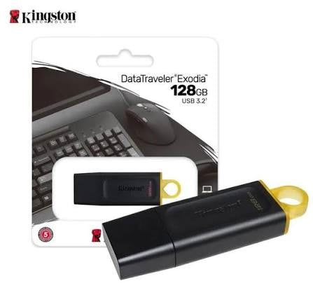 Kingston DataTraveler Exodia 128GB USB 3.2 Maroc