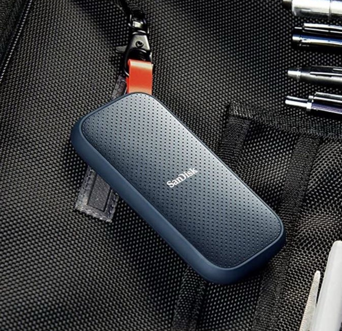 SanDisk Portable SSD 1TB vue arrière et connectique