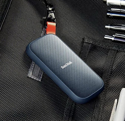 SanDisk Portable SSD 1TB vue arrière et connectique
