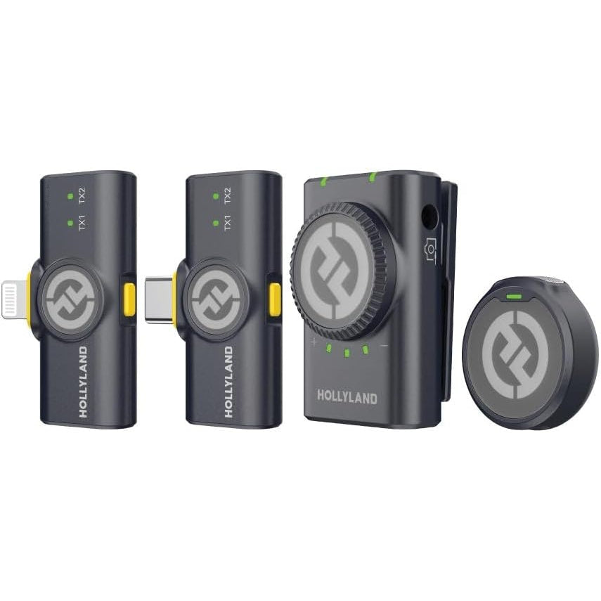 Hollyland LARK M2 Combo – boîtier et microphones