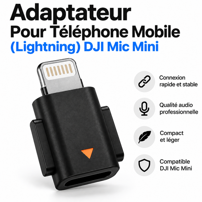 Adaptateur Pour Téléphone Mobile Lightning DJI Mic Mini