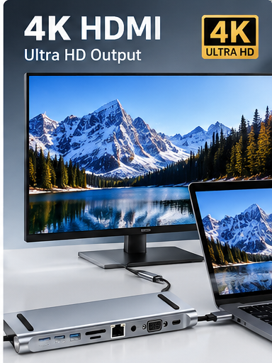 Adaptateur USB-C 11 en 1 - image 4