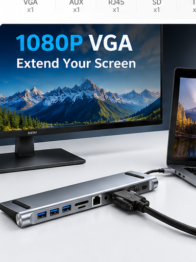 Adaptateur USB-C 11 en 1 - image 5