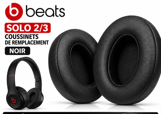 Coussinets Beats Solo 2/3 noirs - vue principale