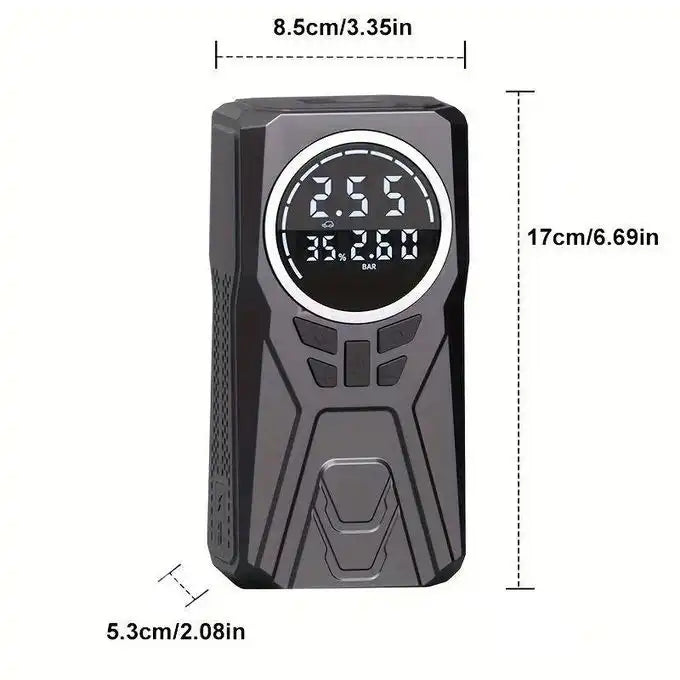 Compresseur d'air portable avec affichage de la pression