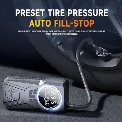Compresseur d'air portable pour voiture avec arrêt automatique