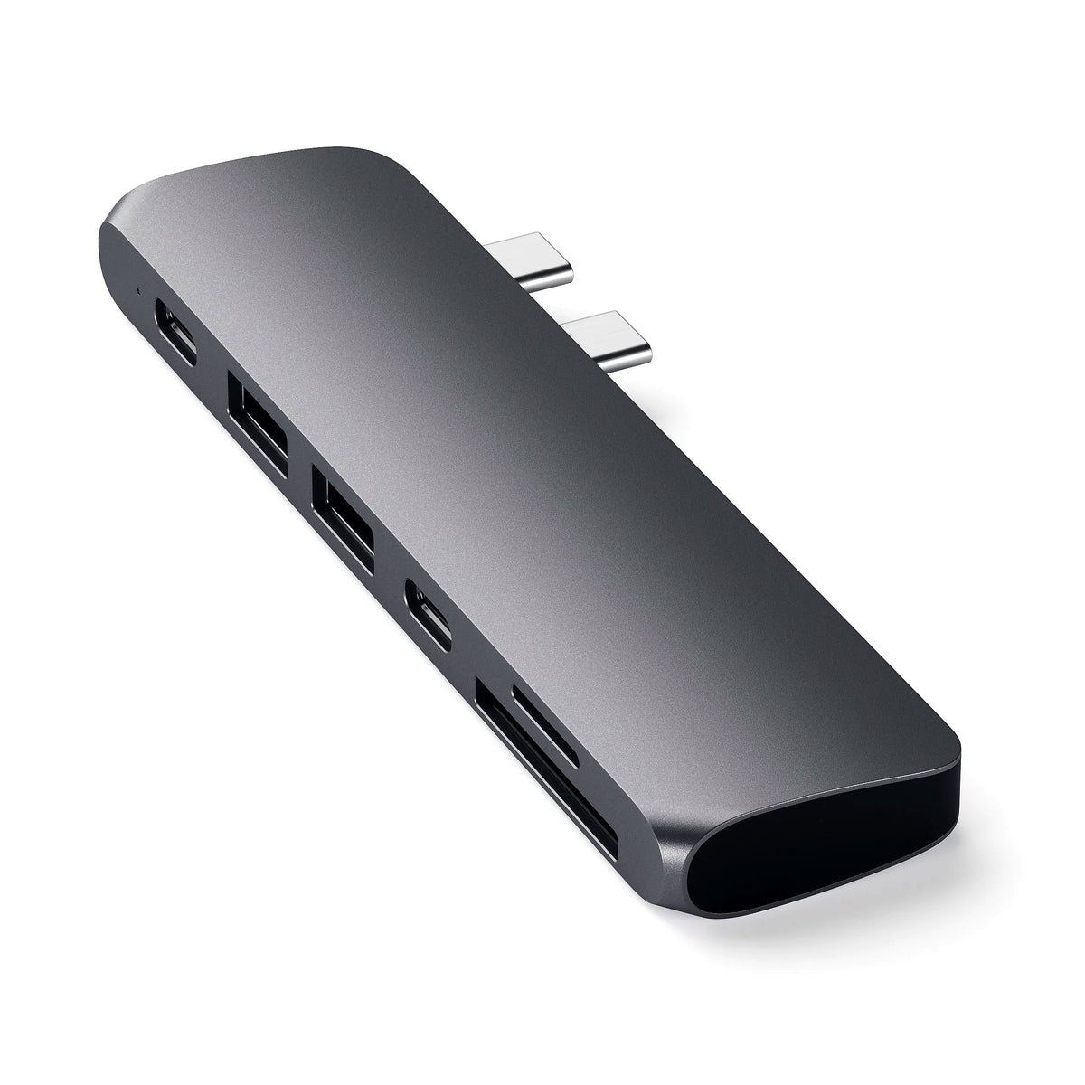 Hub USB-C 7 ports - vue arrière nette