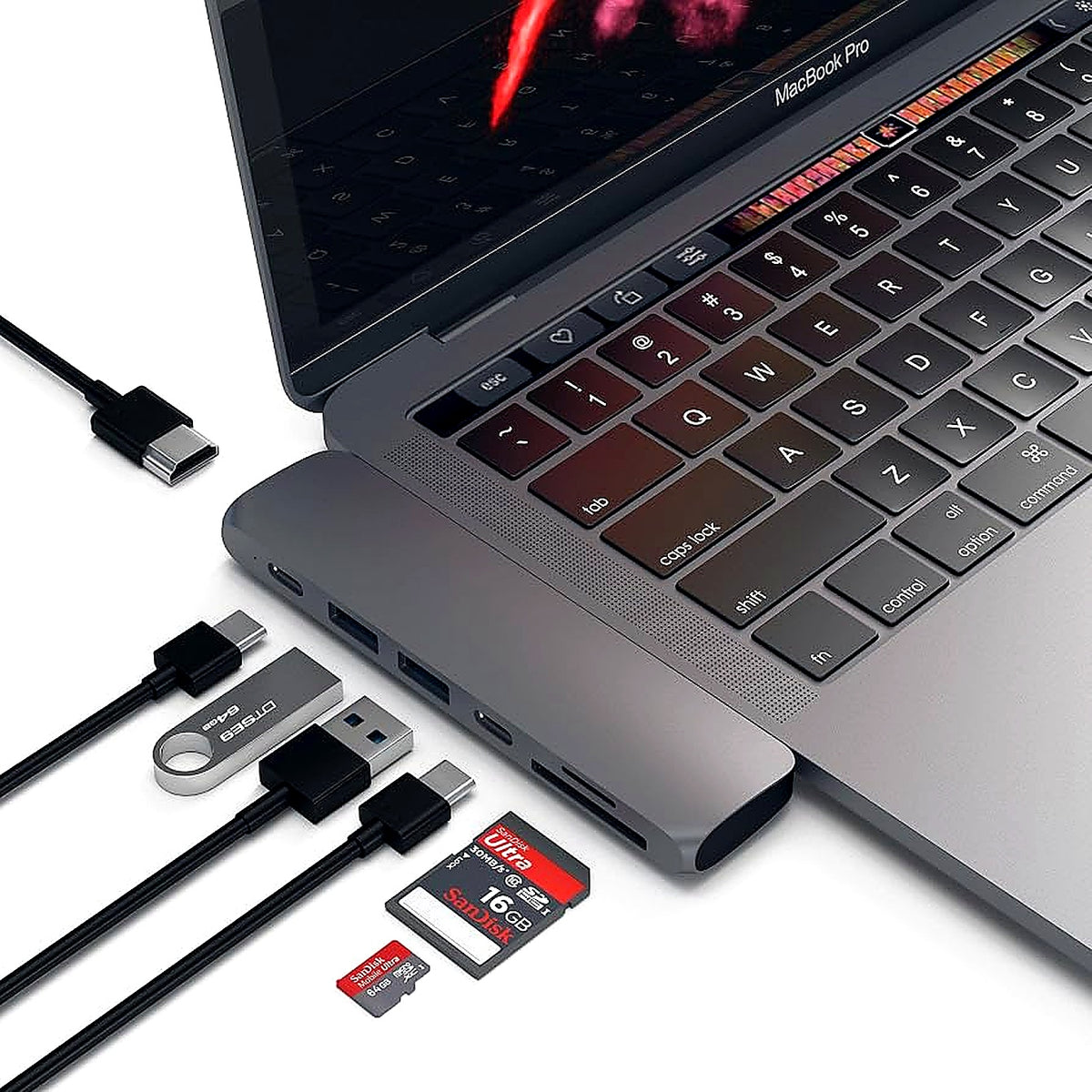 Hub USB-C 7 ports - vue produit nette