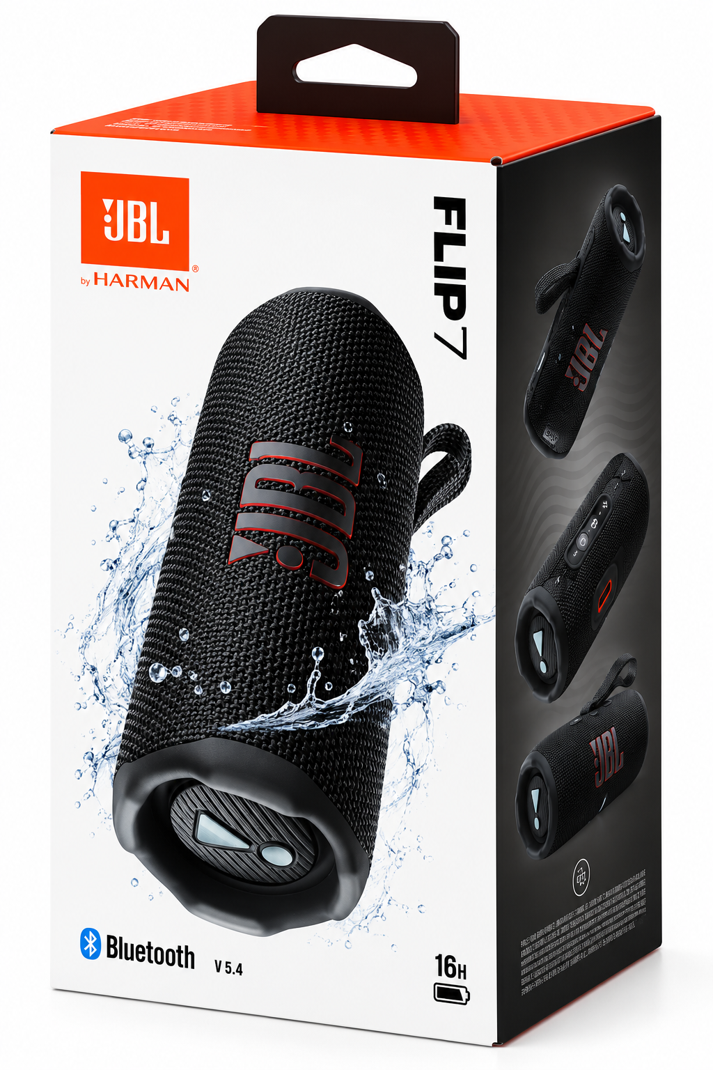 Emballage JBL Flip 7 noir - photo principale
