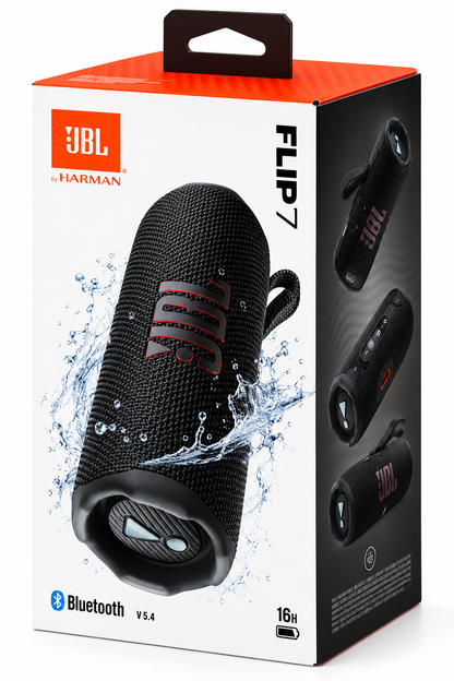 Emballage JBL Flip 7 noir - photo principale