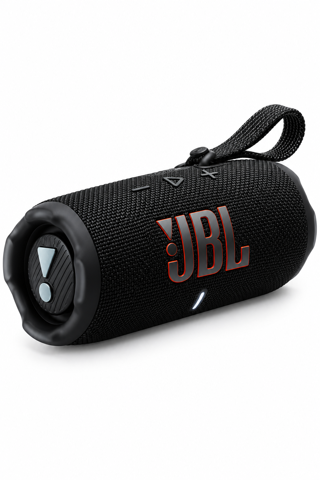 JBL Flip 7 noir - vue latérale studio