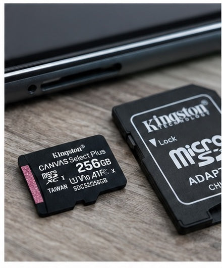 Kingston Canvas Select Plus 256GB microSD – utilisation