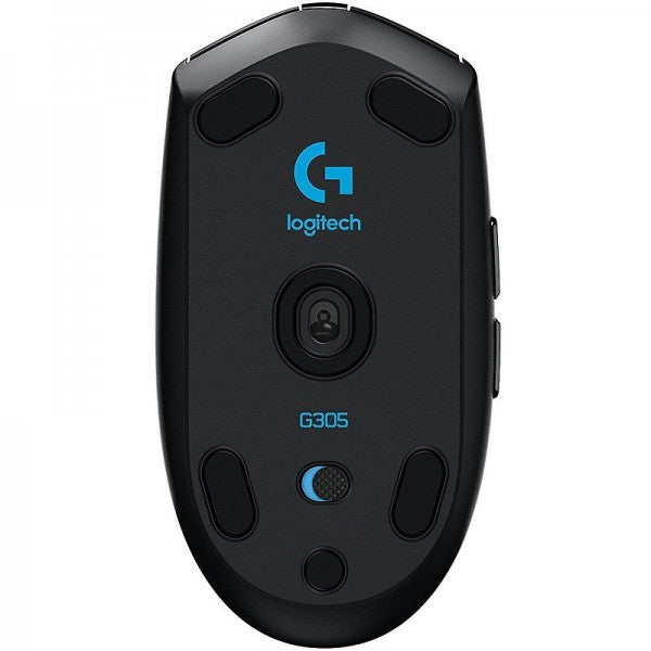 Logitech G305 Lightspeed Wireless Gaming Noir vue dessous