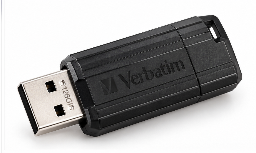 Verbatim PinStripe USB 2.0 128GB – vue principale