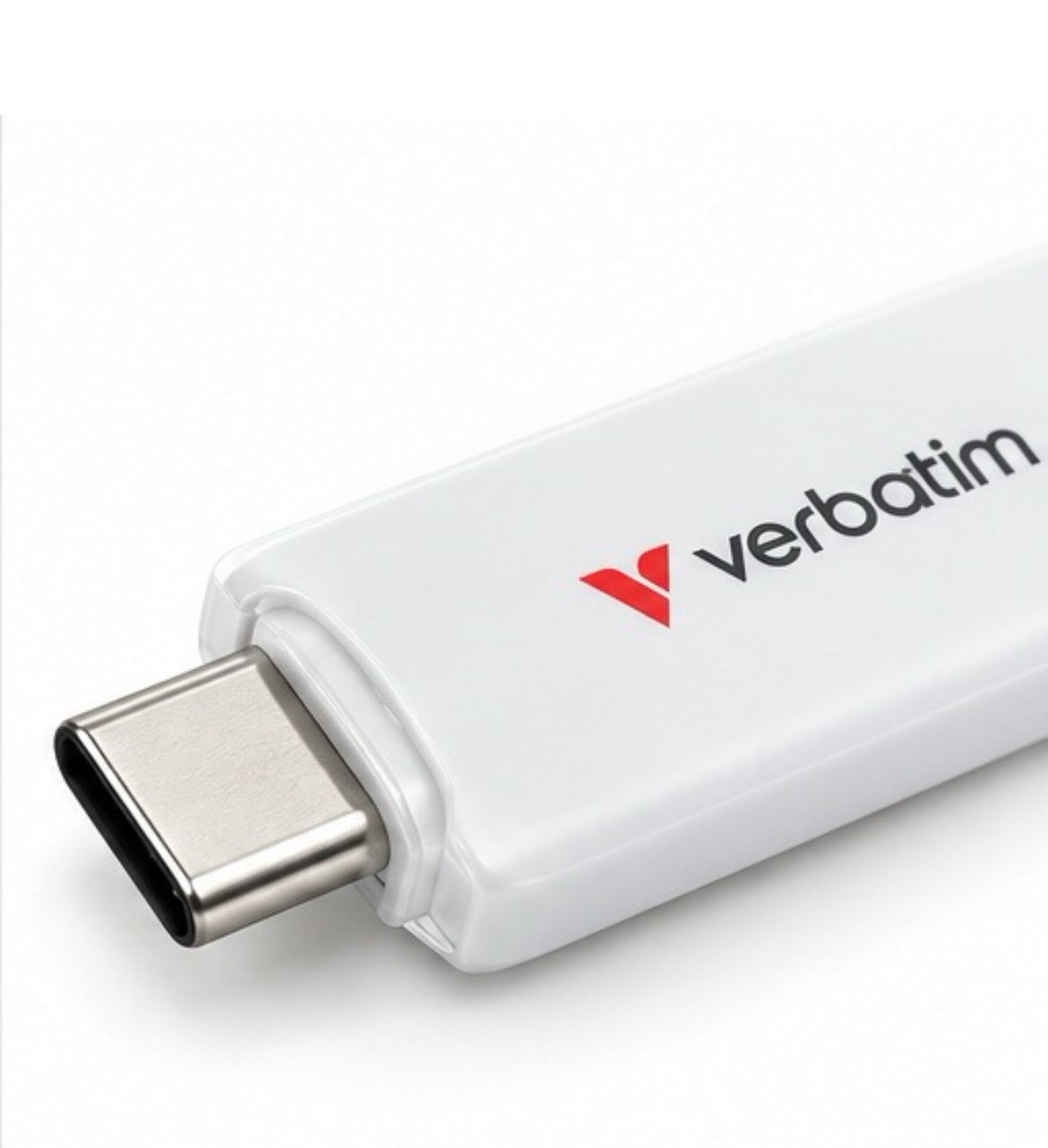 Verbatim Plectra 128GB USB-C - gros plan connecteur