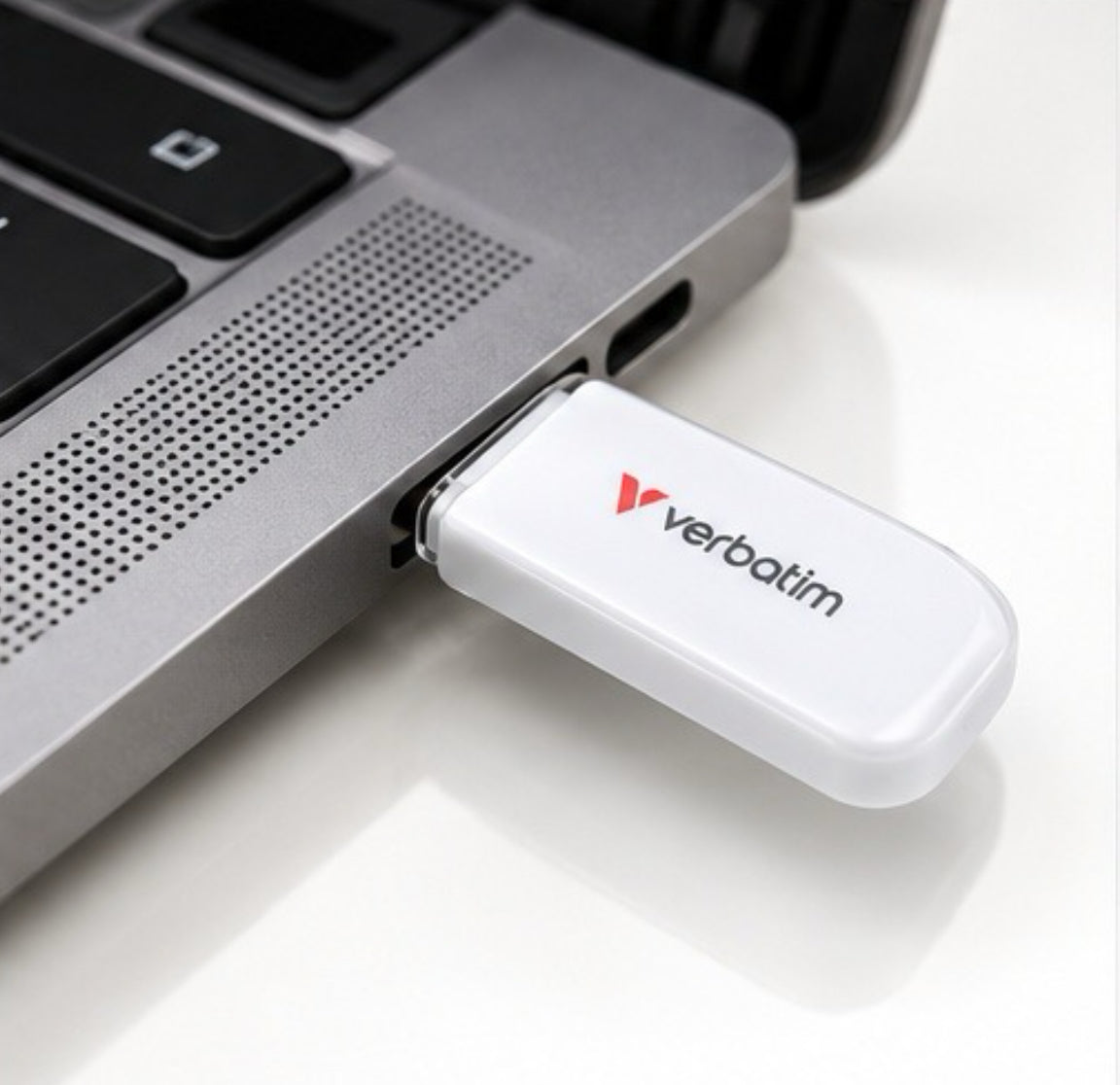 Verbatim Plectra 128GB USB-C - connecté à un ordinateur
